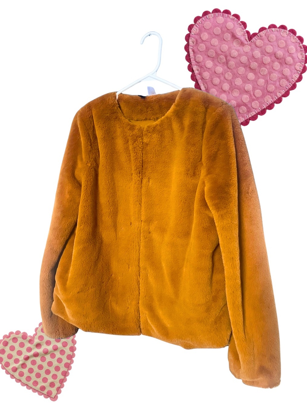 Mustard Yellow Faux Fur Coat